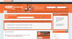 Desktop Screenshot of cercasentenze.it